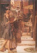 Alma-Tadema, Sir Lawrence The Parting Kiss (mk24) oil painting